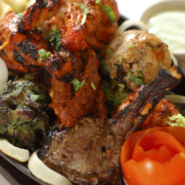 Order Tandoori Mixed Grill Dinner food online from India's Grill store, Los Angeles on bringmethat.com