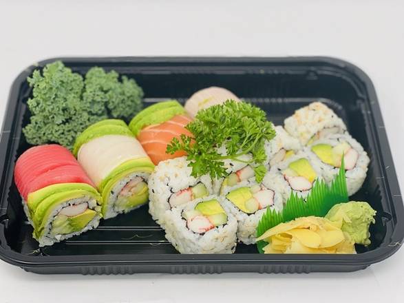 Order Rain Cali Combo food online from Kanji Sushi Hibachi store, Summerville on bringmethat.com