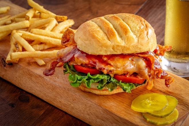 Order BBQ Bacon Chicken Sandwich food online from Uno'S Pizzeria & Grill store, Southport on bringmethat.com