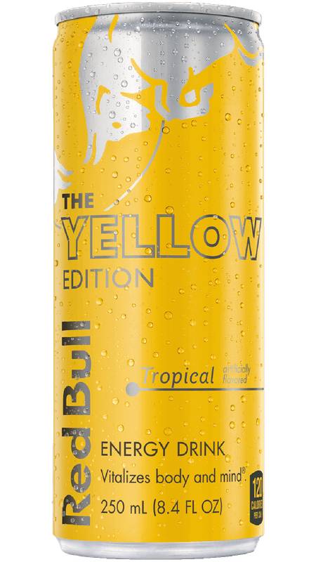Order Red Bull Yellow Edition (Tropical) food online from Hickory Tavern store, Holly Springs on bringmethat.com