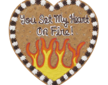 Order You Set My Heart On Fire! - HV2019 food online from Cookie Co store, Longview on bringmethat.com