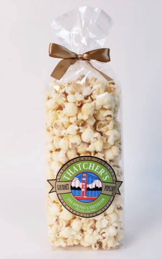 Order Jalapeno Cheddar - 3.5 Oz food online from Thatcher's Special Popcorn store, San Francisco on bringmethat.com