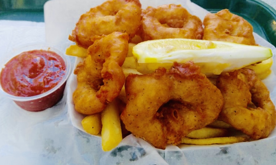 Order Shrimp food online from Burgers, Fish & Fries store, La Mesa on bringmethat.com