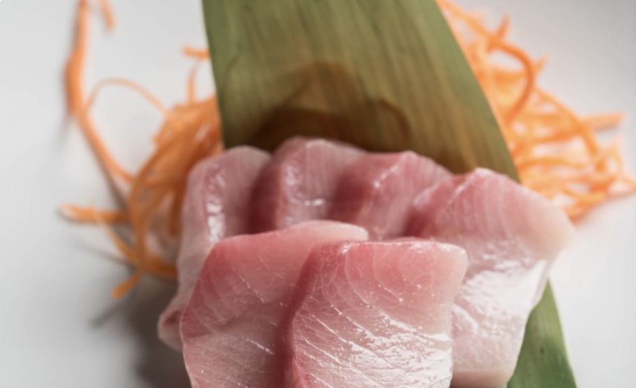 Order Yellowtail Sashimi  food online from Ichiban Golden Dragon store, South Bend on bringmethat.com