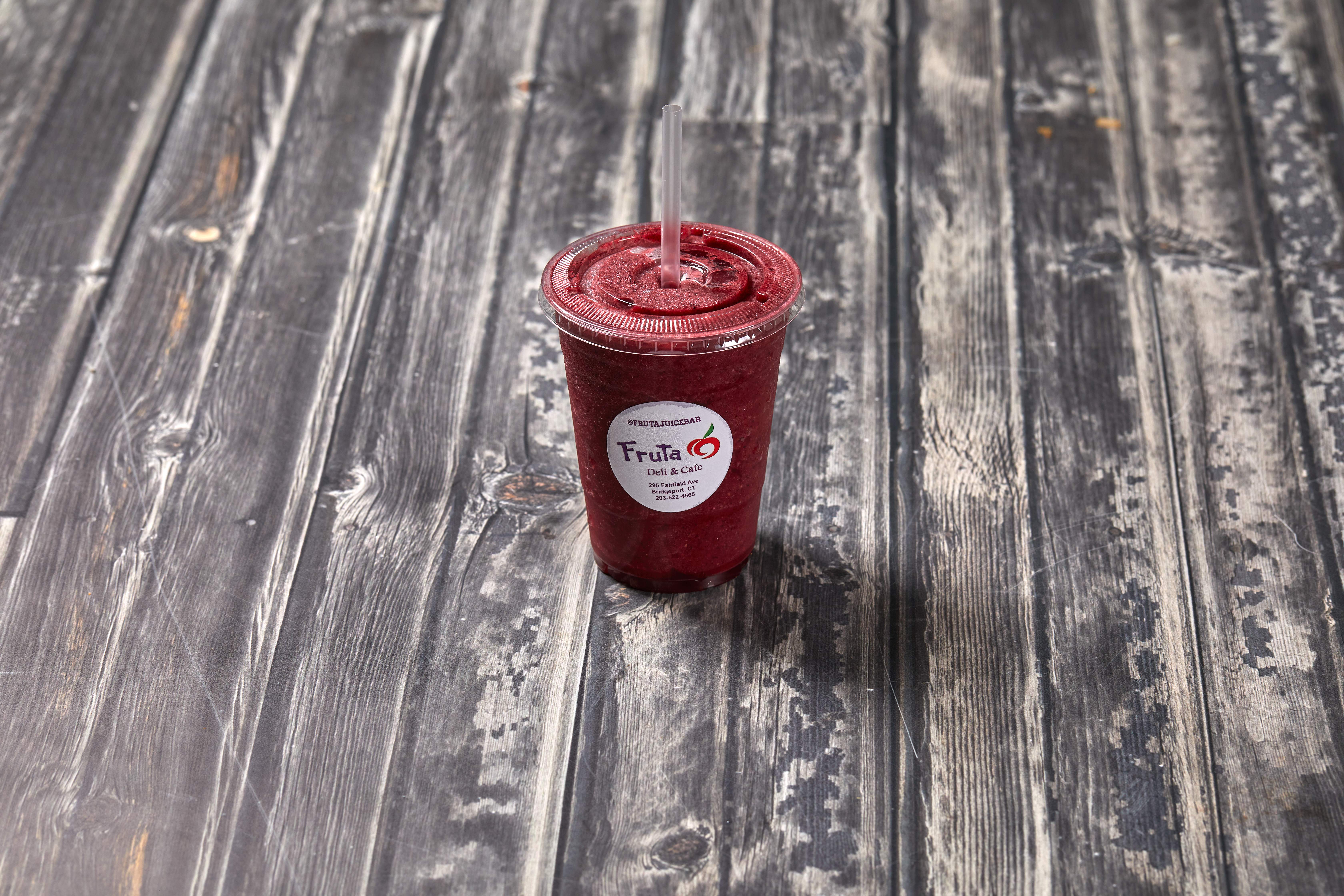 Order Berry Good Smoothie food online from Fruta Cafe 1000 store, Bridgeport on bringmethat.com
