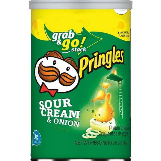 Order Pringles Sour Cream Onion Flavor food online from Deerings Market store, Traverse City on bringmethat.com