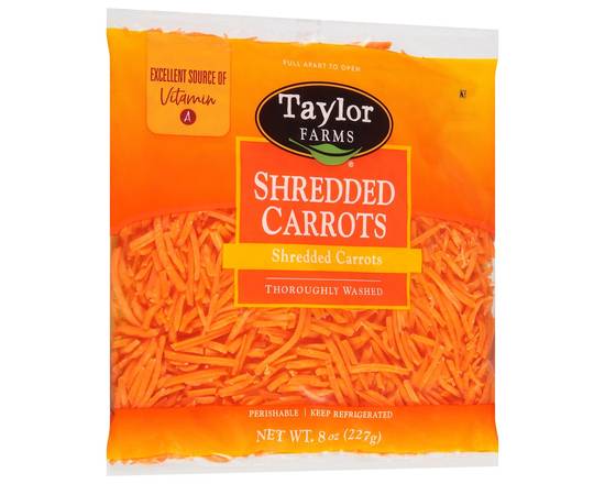 Order Taylor Farms · Shredded Carrots (8 oz) food online from Albertsons Express store, Yuma on bringmethat.com