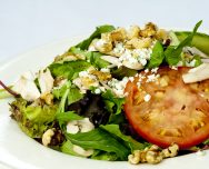 Order House Salad food online from Basil Leaf Cafe store, Chicago on bringmethat.com