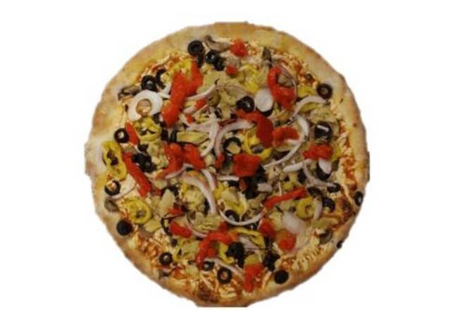 Order Viva Las Vegan. (8" Personal) food online from Peace Love & Pizza store, Marietta on bringmethat.com