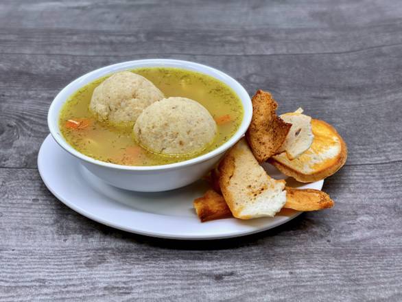 Order Matzah Ball Soup food online from Roasters n Toasters store, Miami on bringmethat.com