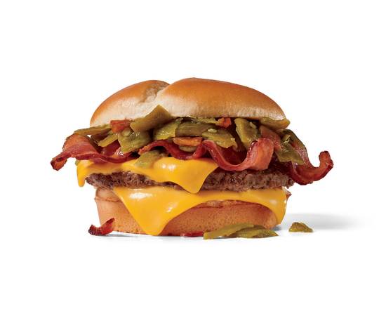 Order Green Chile Bacon Burger food online from Jack In The Box store, Las Cruces on bringmethat.com
