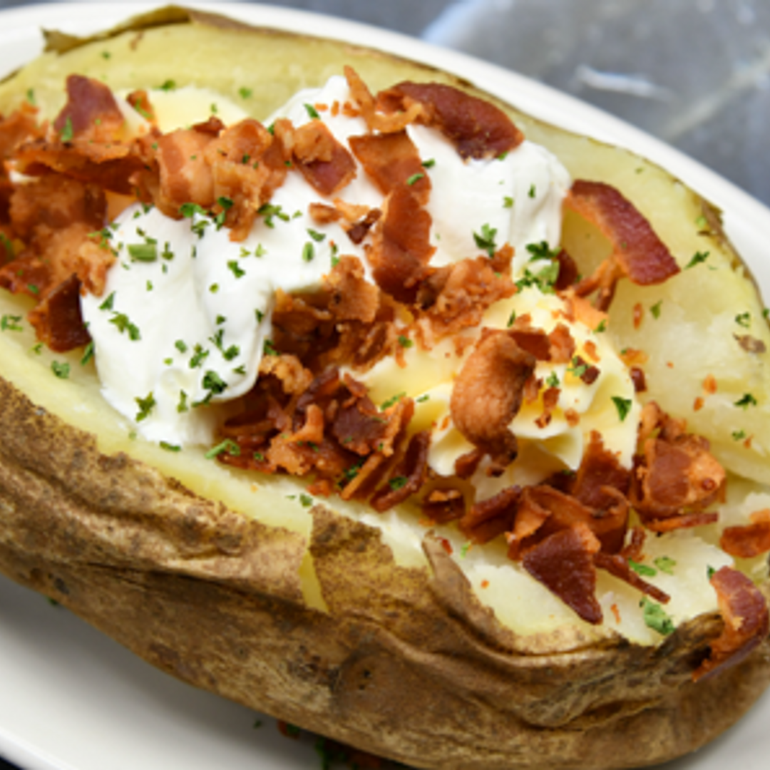 Order Jumbo Baked Potato food online from Morton The Steakhouse store, Chicago on bringmethat.com