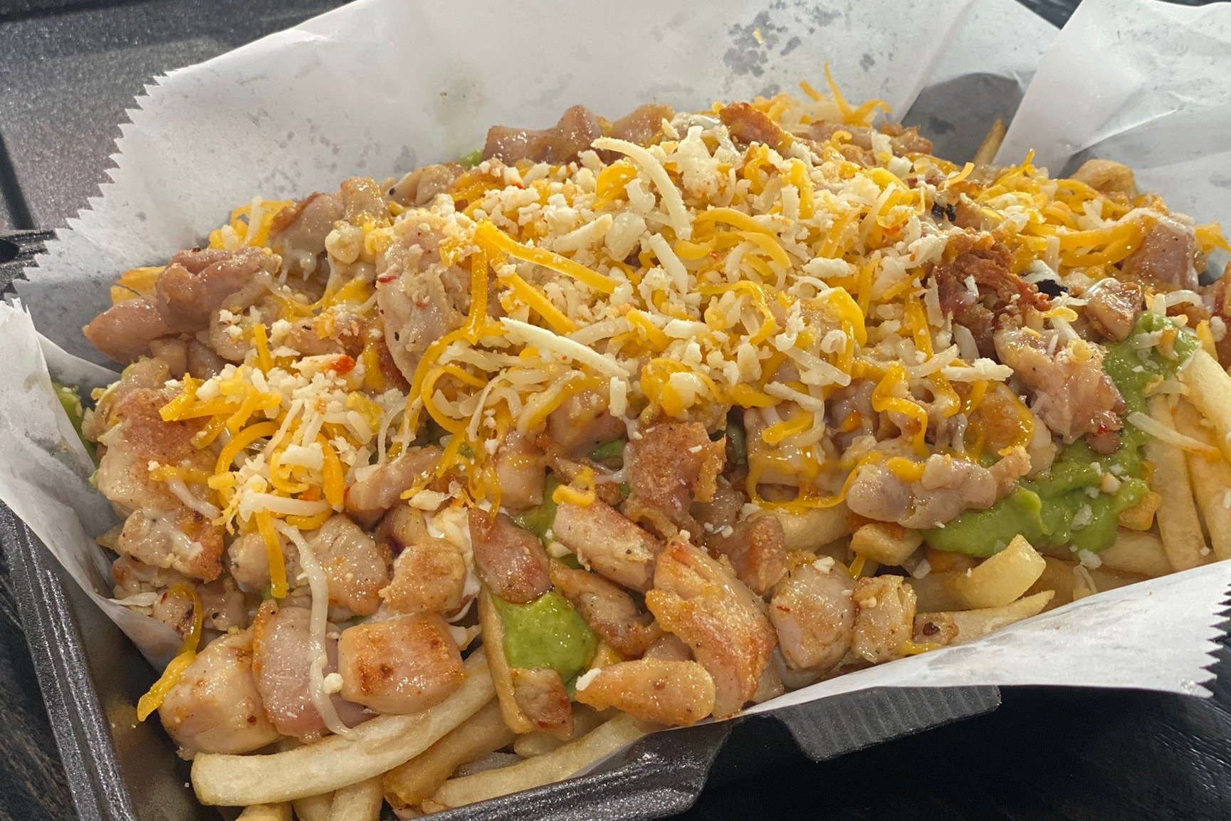 Order * Grilled Chicken Fries food online from Burros & Fries store, Lemon Grove on bringmethat.com