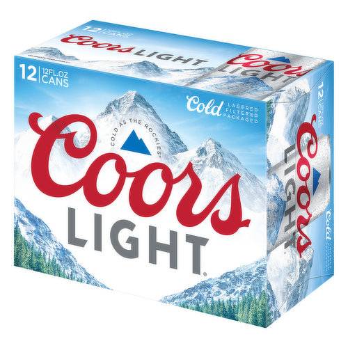 Order Coors Light - 12 Pack food online from Lone Star store, Gainesville on bringmethat.com