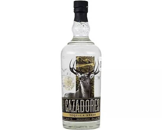 Order Cazadores Añejo Cristalino, 750mL liquor (40% ABV) food online from Samco Food Store store, Bakersfield on bringmethat.com