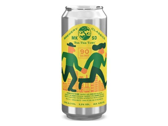 Order Mikkeller Run This Town - 4x 16oz Cans food online from Sky Liquors store, Chicago on bringmethat.com