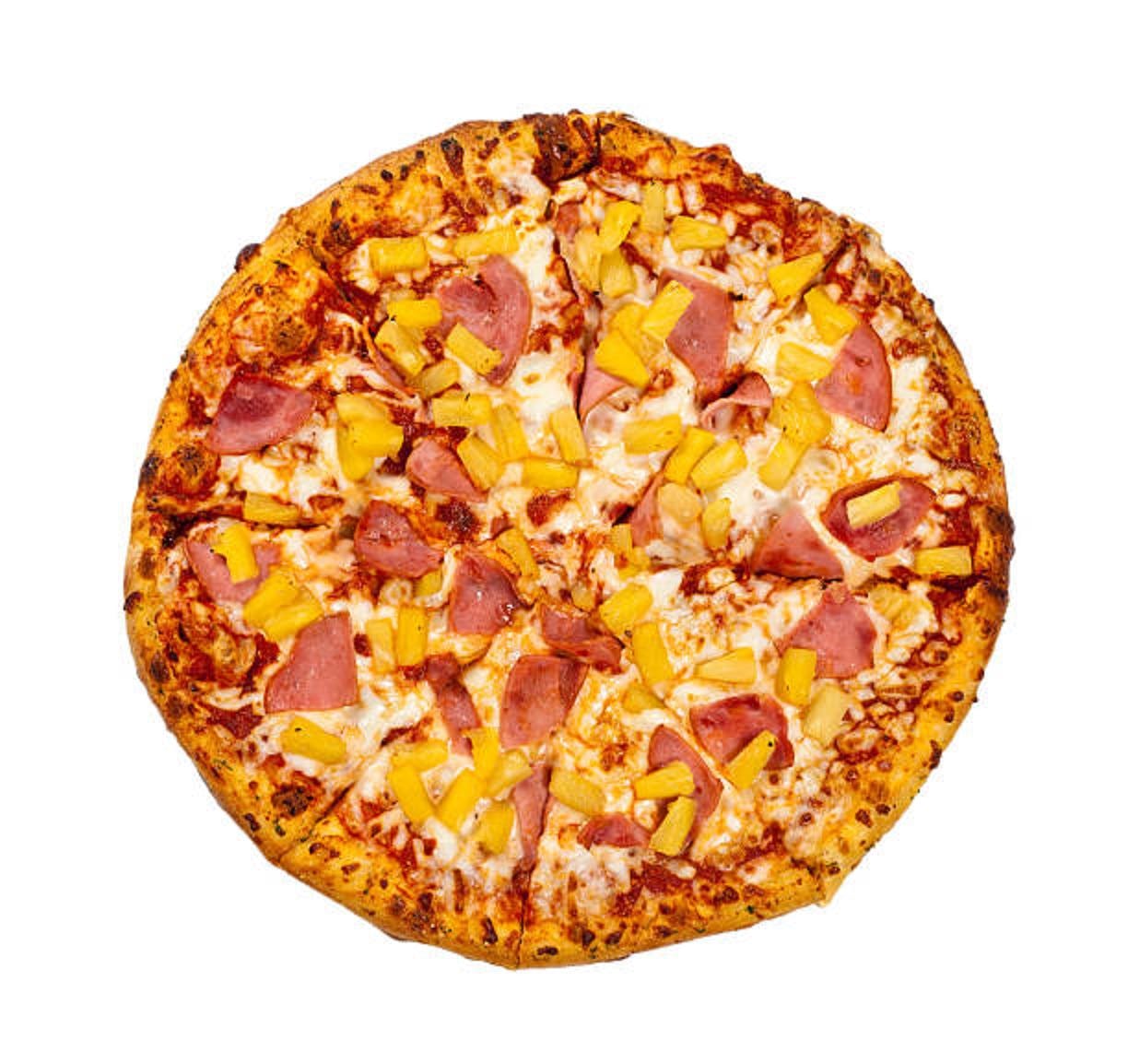 Order Hawaiian Pizza - Small 12" (8 Slices) food online from Romano Pizza store, Chicopee on bringmethat.com