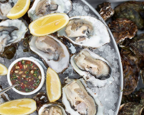 Order 1/2 Dozen Shucked Oysters food online from Citizen Public House & Oyster Bar store, Boston on bringmethat.com