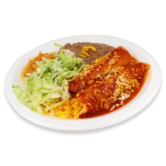 Order 2. Two Enchiladas food online from Viva Burrito store, Tucson on bringmethat.com