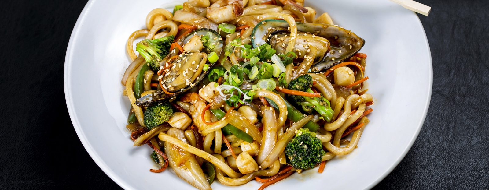 Order Seafood Yaki Udon food online from PB Sushi store, San Diego on bringmethat.com