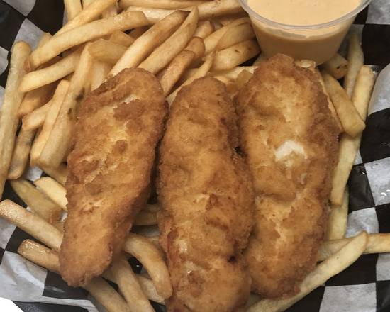 Order Chicken Fingers with French Fries food online from I Love NY Pizza store, Wilson on bringmethat.com