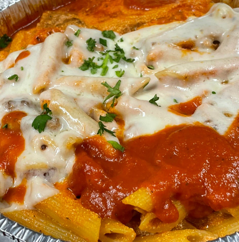 Order Baked Penne - Entree food online from Davila's Pizza & Restaurant store, Hackettstown on bringmethat.com