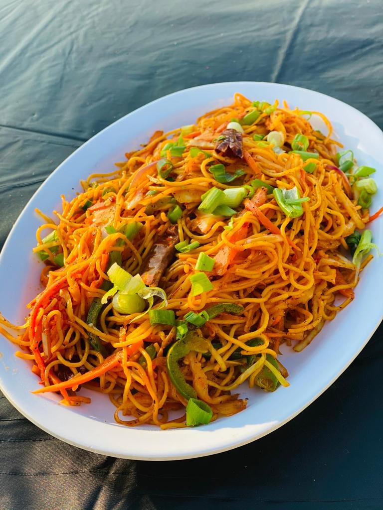 Order Schezwan Veg Noodles food online from Kabobs Indian Grill store, Minneapolis on bringmethat.com