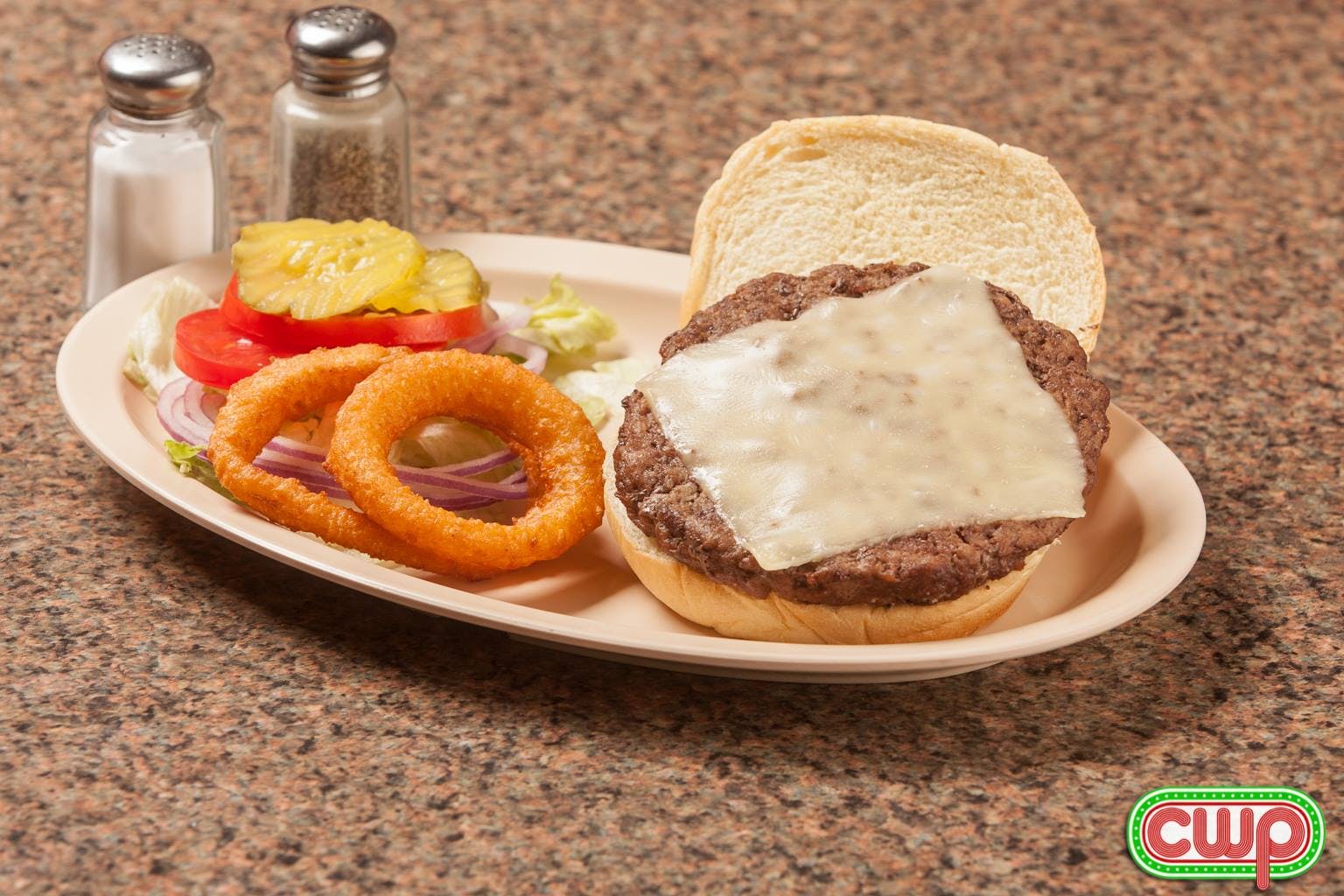 Order The Cecil Burger - 1/2 Lb. food online from Cecil Whittaker's Pizzeria store, Festus on bringmethat.com