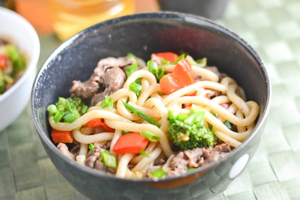 Order 343. Beef Yaki Udon food online from Iron Chef store, Phoenix on bringmethat.com