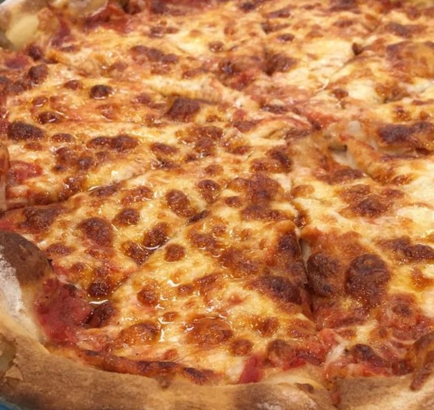 Order Cheese Pizza Slice food online from Giuseppis Pizza Plus store, Gaithersburg on bringmethat.com