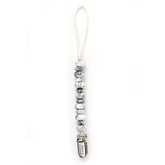 Order Bella Tunno™ Pacifier Clip in Black Marble food online from Bed Bath & Beyond store, Lancaster on bringmethat.com
