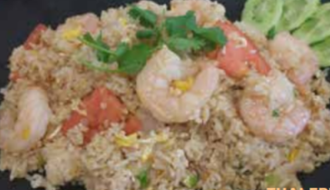 Order 1. Fried Rice food online from Wood Cafe Thai Cuisine store, Covina on bringmethat.com