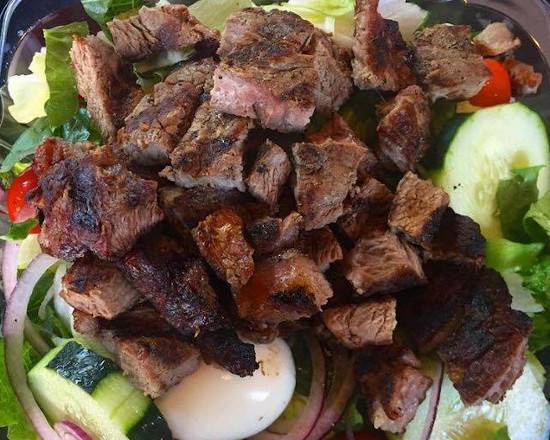 Order Char Steak Salad food online from Punky's Pizza & Pasta store, Chicago on bringmethat.com