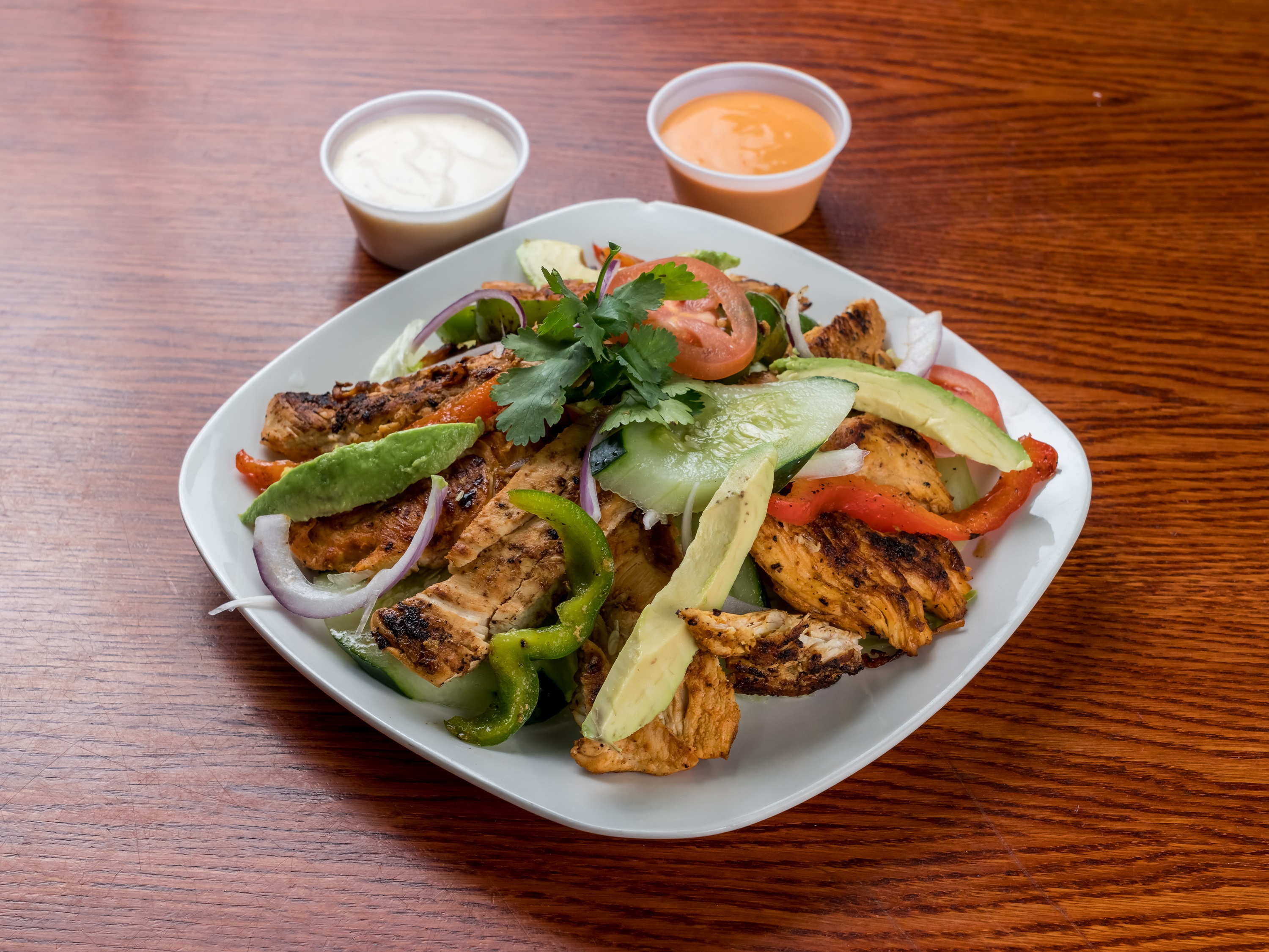 Order Grilled Chicken Salad food online from Super Carniceria Compadre store, Huntington Station on bringmethat.com
