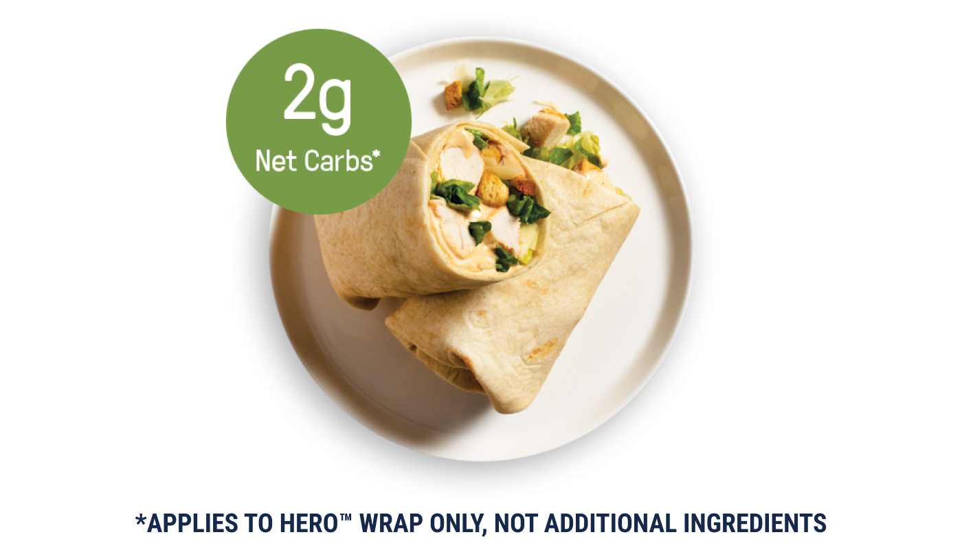 Order Spicy Chicken Caesar Wrap food online from Just Salad store, New York on bringmethat.com