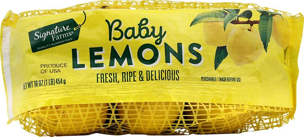 Order Signature Farms · Baby Lemons (16 oz) food online from Albertsons store, El Cajon on bringmethat.com