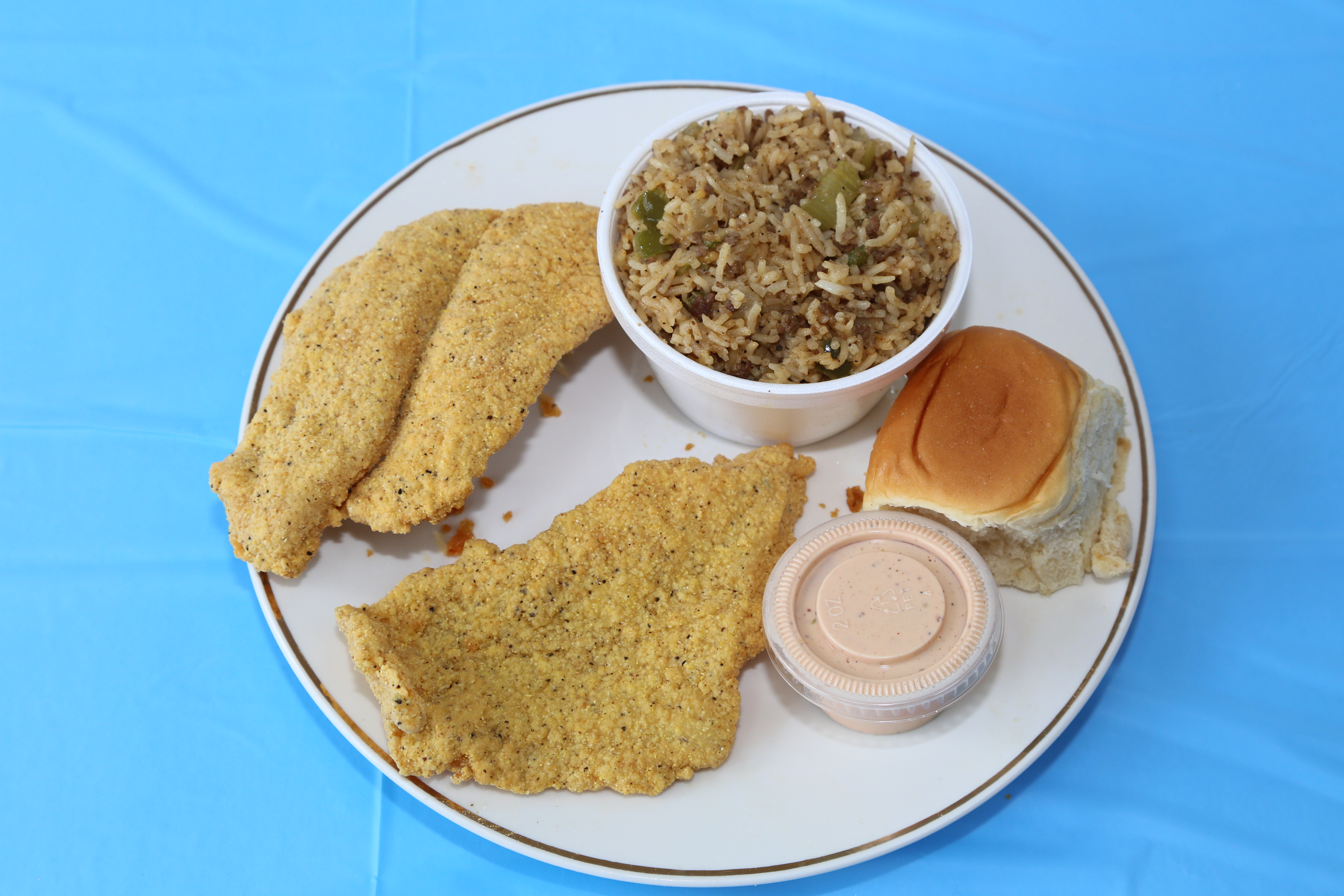 Order 2 Pieces Fish Meal Deal Dinner food online from Louisiana Fried Chicken store, Humble on bringmethat.com