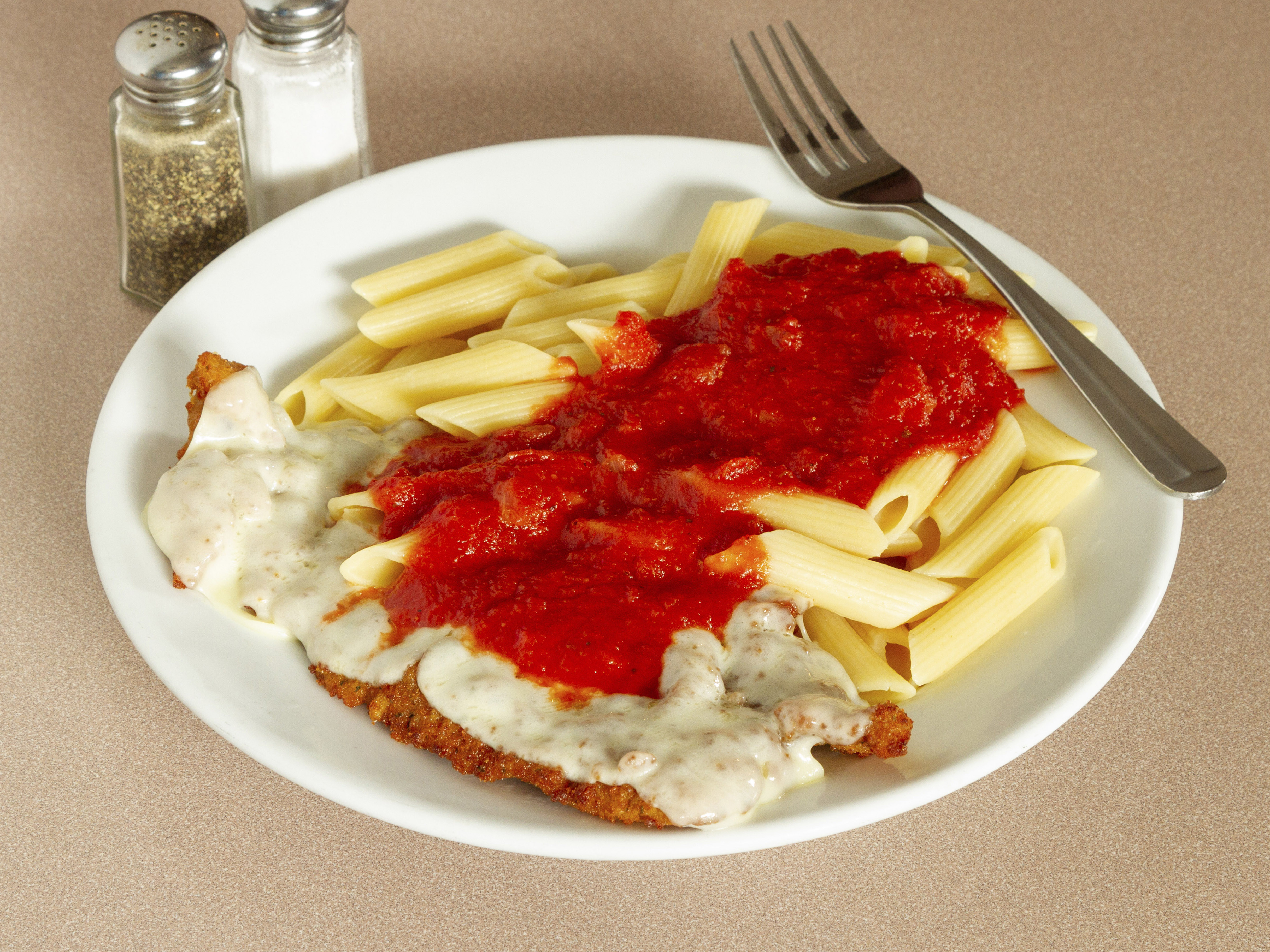Order Chicken la Parmigiana food online from Tony's Place Pizza and Italian Restaurant store, West Roxbury on bringmethat.com