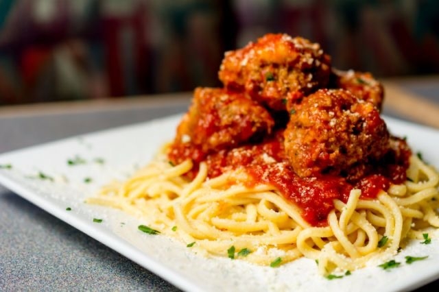 Order SPAGHETTI MEATBALLS food online from Meeting Street Cafe store, Providence on bringmethat.com