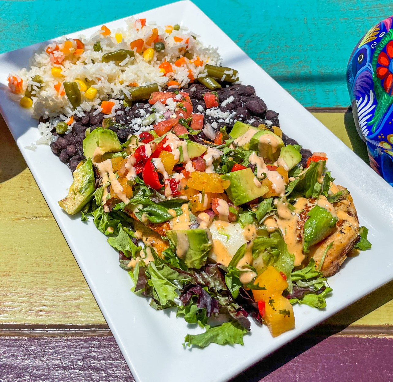Order Socal Avocado Chicken food online from Cantina Louie store, Asheville on bringmethat.com