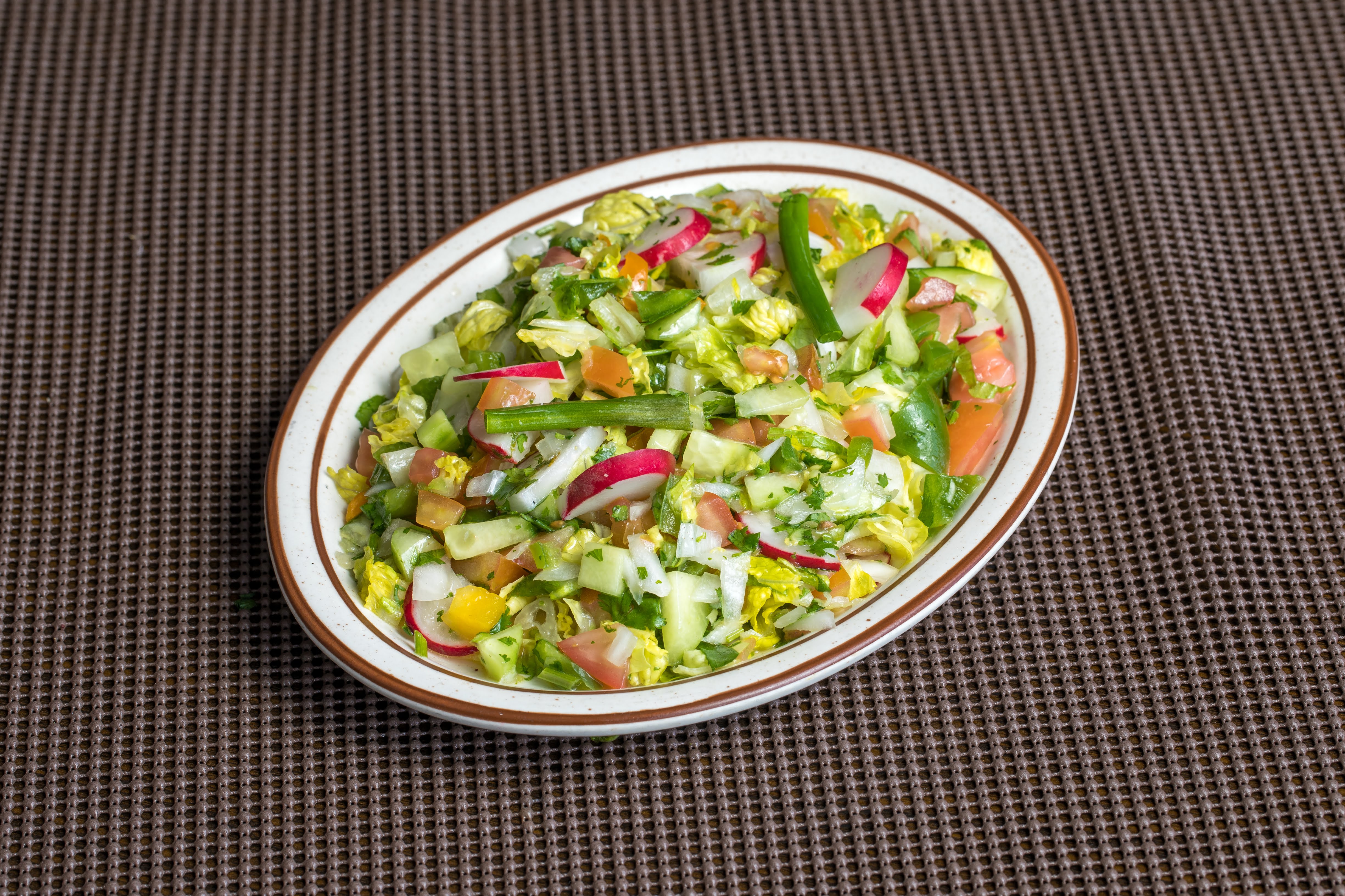 Order Arabic Salad food online from Rockn Wraps store, Redwood City on bringmethat.com