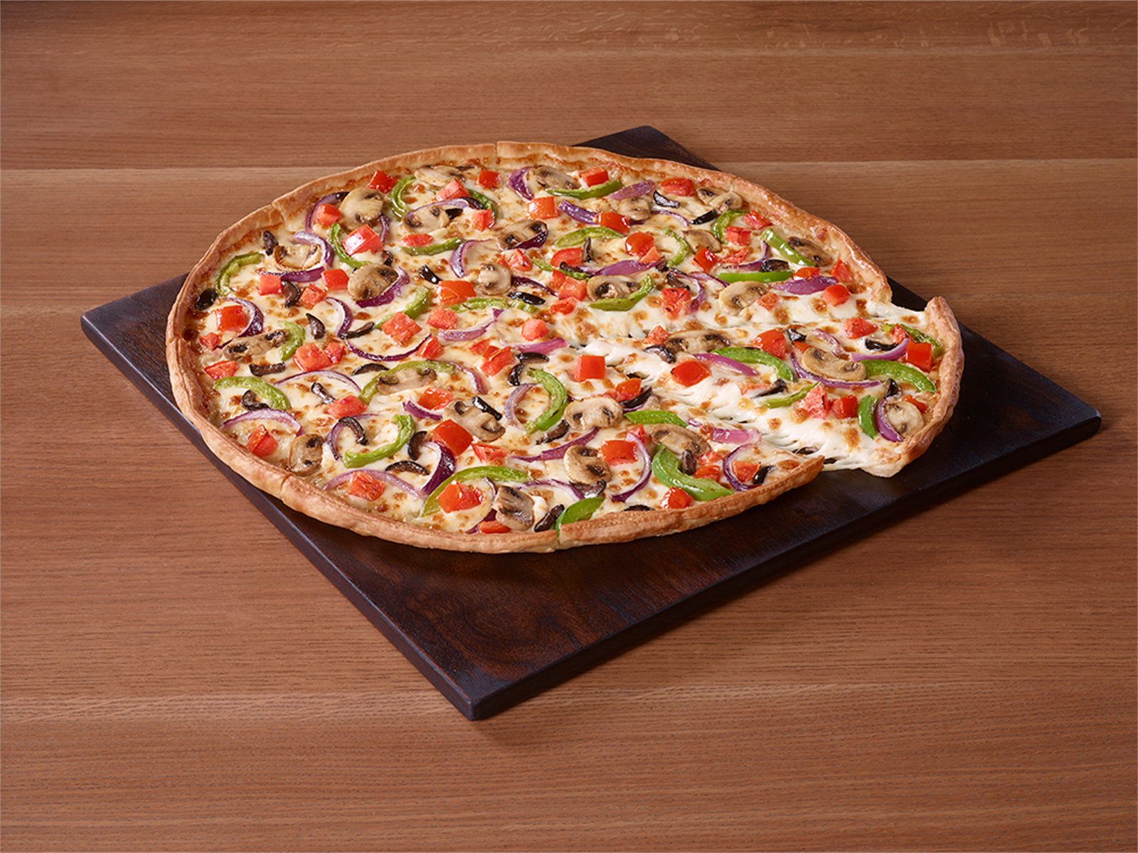 Order Veggie Lover's® Pizza food online from Pizza Hut store, Huntingdon on bringmethat.com