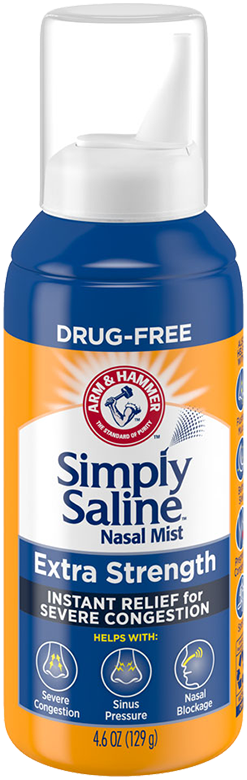 Order Arm & Hammer Simply Saline Nasal Mist Extra Strength, Severe Congestion - 4.6 oz food online from Rite Aid store, MILLER PLACE on bringmethat.com