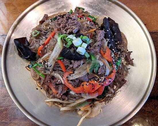 Order Glass Noodle Bulgogi Japchae (불고기잡채) food online from Spoon sticks store, Massapequa on bringmethat.com