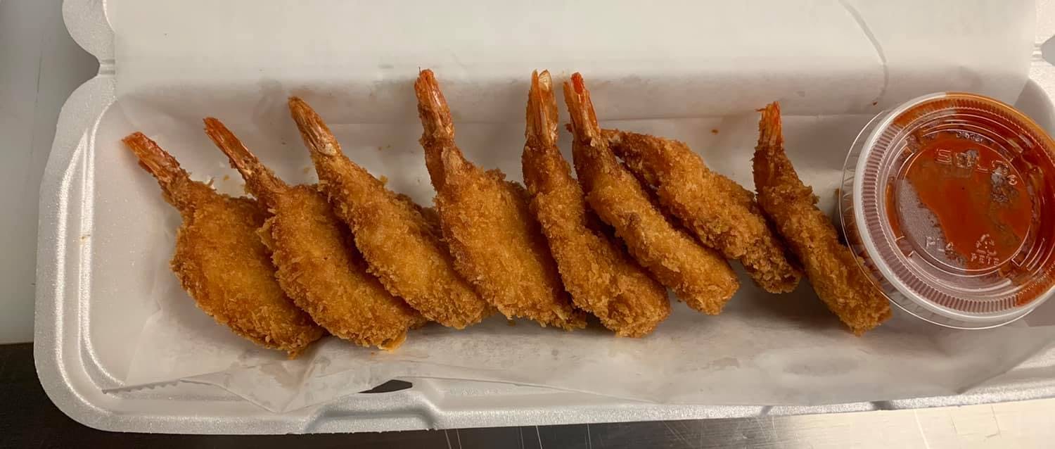 Order Fried Shrimp - 6 Pieces food online from Mamma Mias Pizza store, Nutley on bringmethat.com