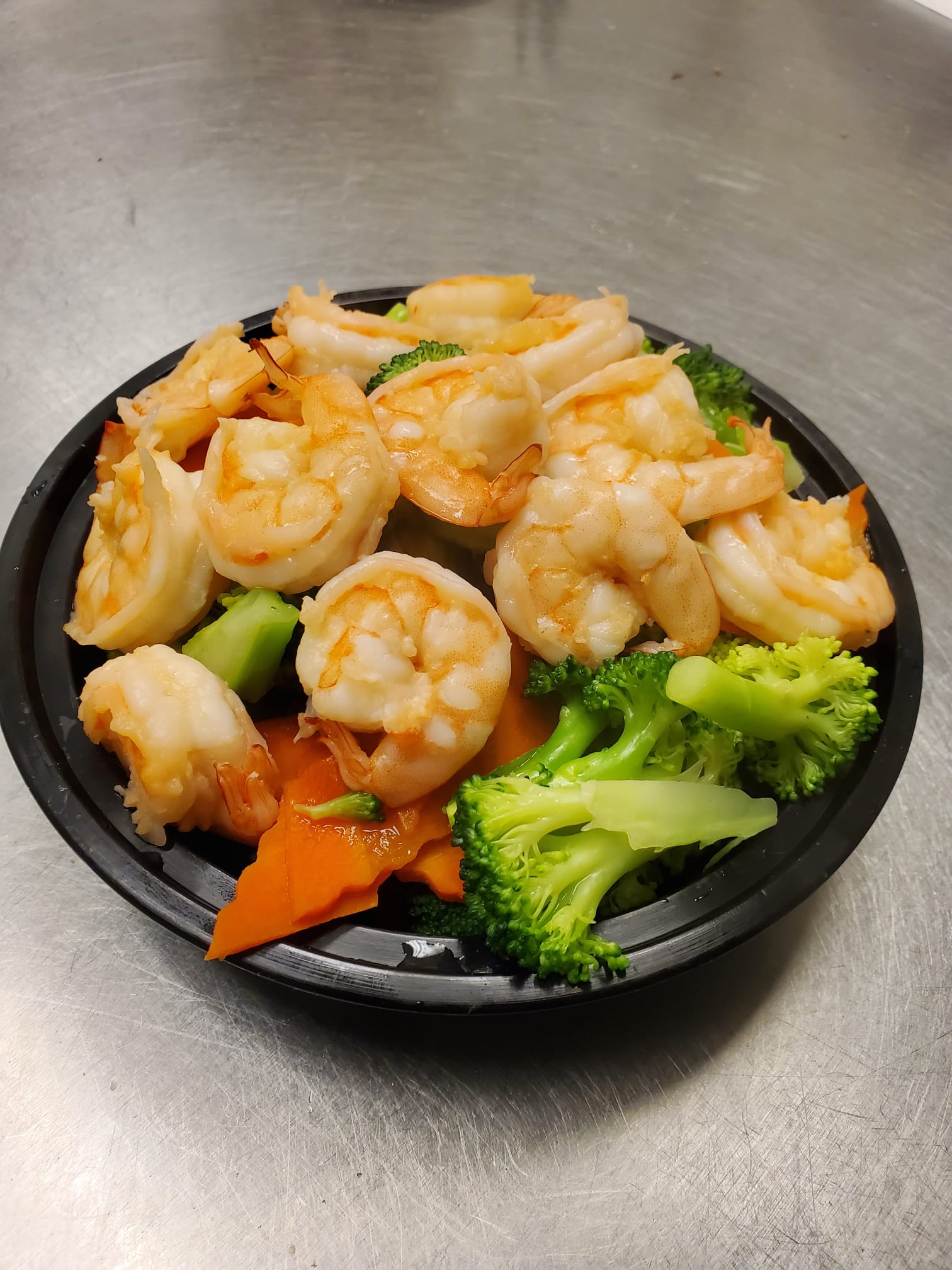 Order Steamed Shrimp with Broccoli food online from Panda Kitchen store, Houston on bringmethat.com