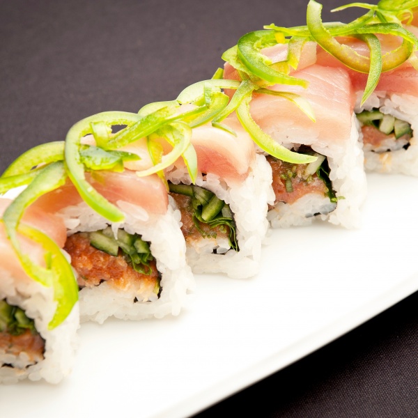 Order Ocean Alexander Roll food online from I Love Sushi on Lake Union store, Seattle on bringmethat.com
