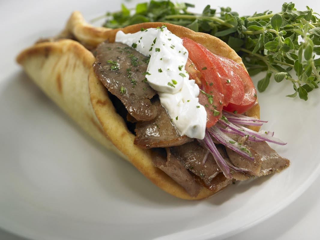 Order Gyro - Souvlaki in Pita food online from Greek Island Grill store, Hackensack on bringmethat.com