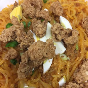 Order Pancit Malabon (Small Styro) food online from Time Square NY Pizza & Bagels Temecula store, Temecula on bringmethat.com