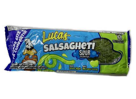 Order Lucas Salsagheti Green Apple  food online from Abc Discount Store store, San Diego on bringmethat.com
